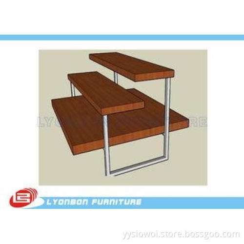 Pant / Clothes 3 Shelf Chipboard Display Stands 3 Layers Wi